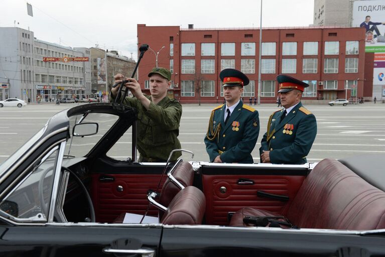 Репетиция военного парада в Новосибирске