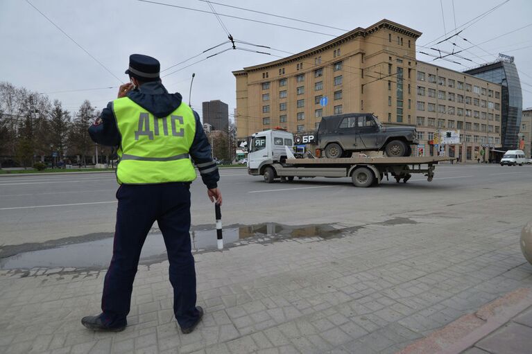 Репетиция военного парада в Новосибирске