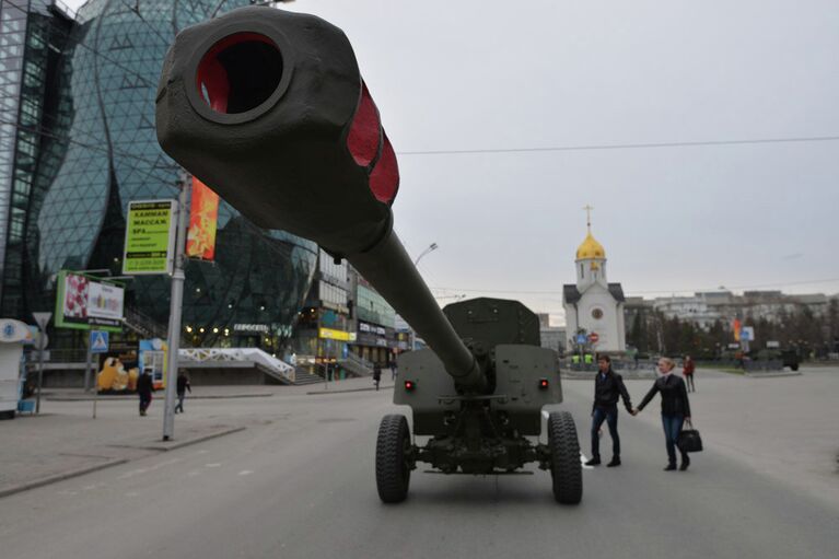 Репетиция военного парада в Новосибирске