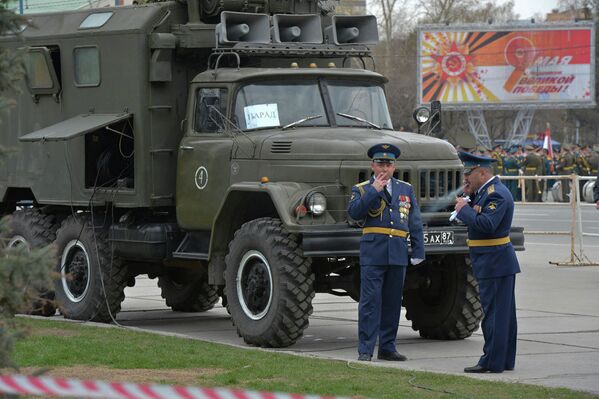 Репетиция военного парада в Новосибирске