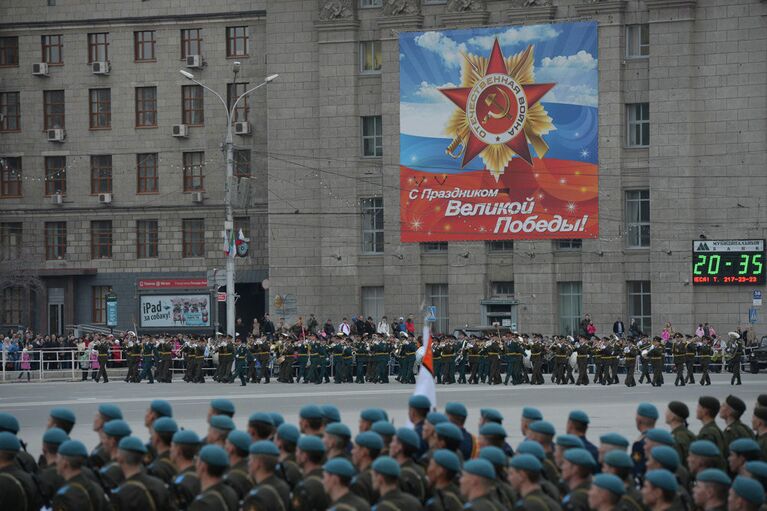 Репетиция военного парада в Новосибирске