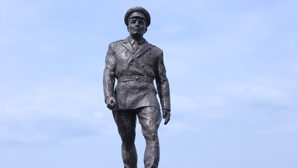 Открытие памятника Василию Маргелову в Ульяновске