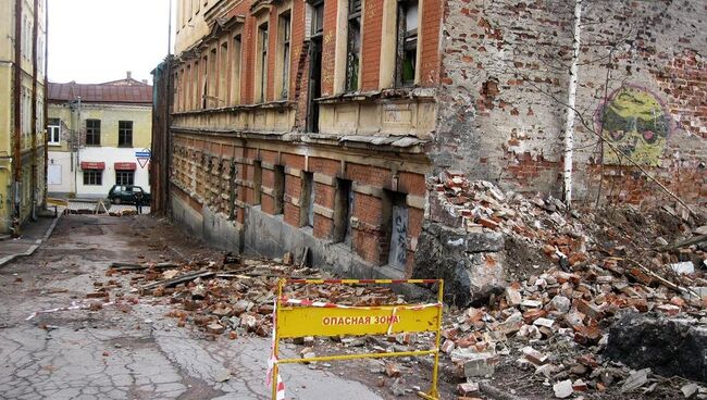 Снос исторического центра Выборга, архивное фото.