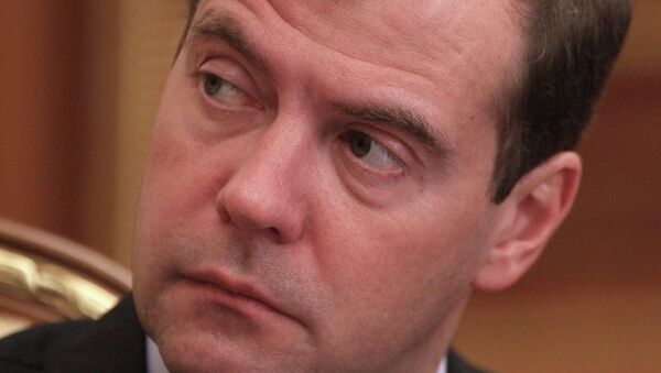 Председатель правительства России Дмитрий Медведев