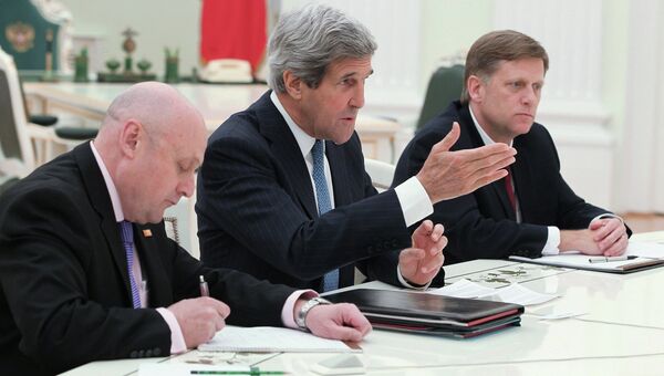 Государственный секретарь США Джон Керри в Кремле