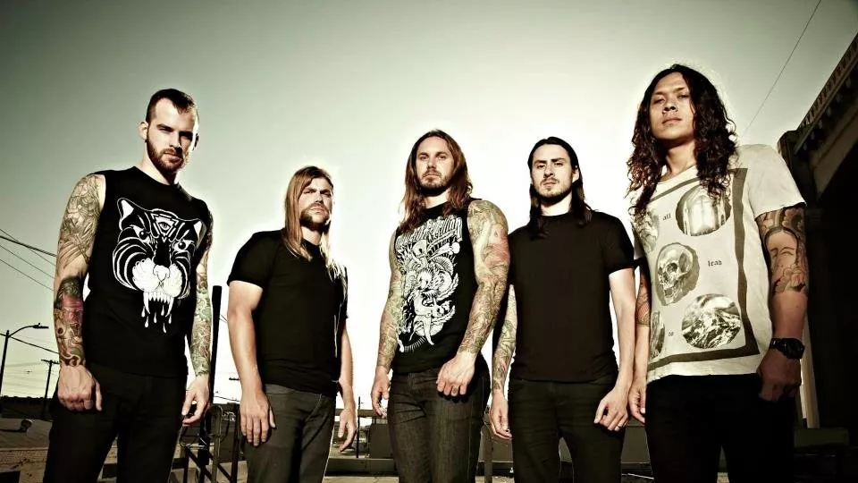 Группа As I Lay Dying на сцене