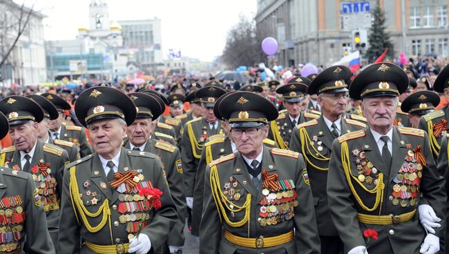 Ветераны Великой Отечественной войны. Архивное фото