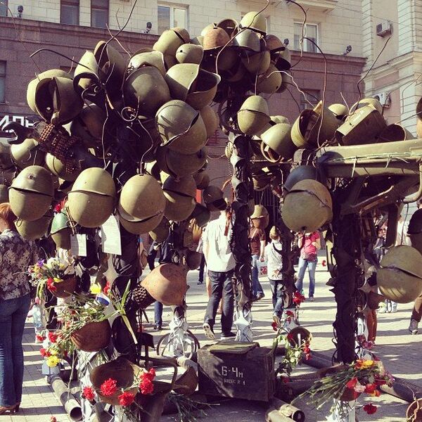 На праздновании Дня Победы в Москве