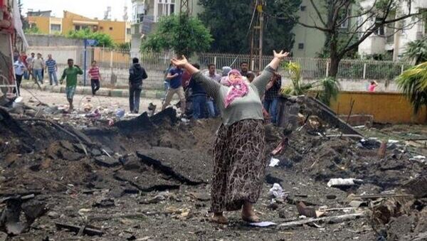 Взрыв в турецком городе Рейханлы