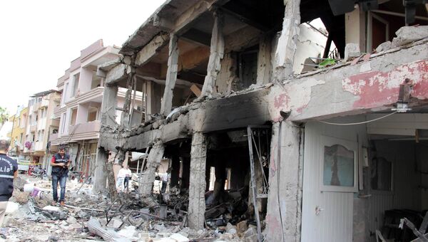 Последствия взрывов в Рейханлы, Турция
