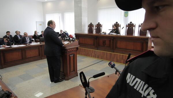 Заседание суда по делу об убийстве депутата Евгения Щербаня. Архив