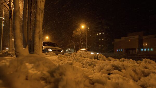 Майский снегопад в Томске