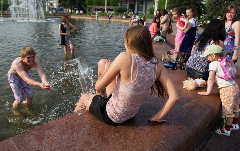 Жара в Москве