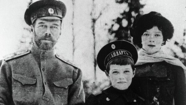 Николай, Алексей и Мария Романовы. Архивное фото