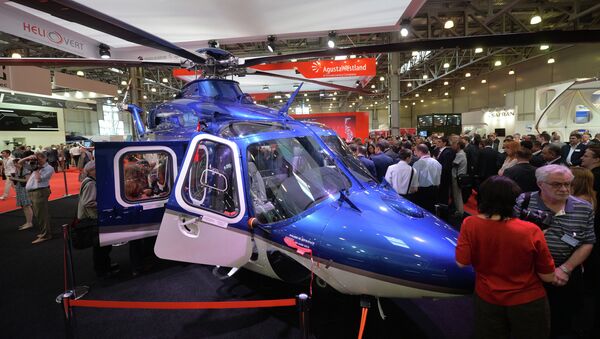 Двухмоторный многоцелевой вертолет AgustaWestland AW139. Архивное фото
