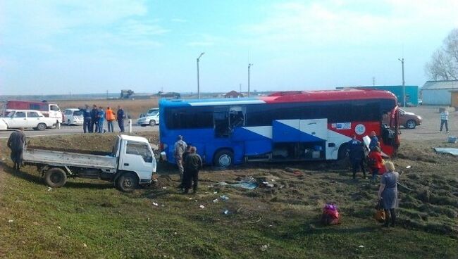 ДТП с автобусом в Иркутской области