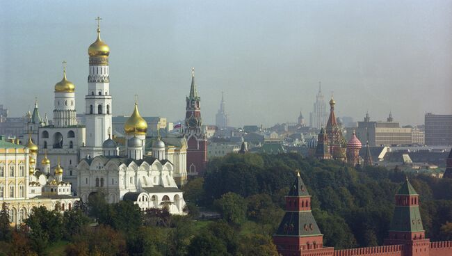 Вид на Московский Кремль. Архивное фото