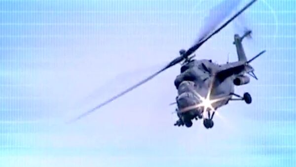 Хищник МИ-35М и тихий вертолет. Экспонаты выставки HeliRussia-2013