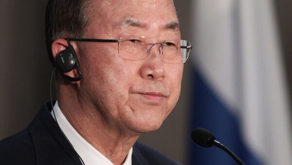 Генеральный секретарь ООН Пан Ги Мун, архивное фото