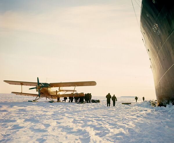 На одной из полярных станций в Антарктиде