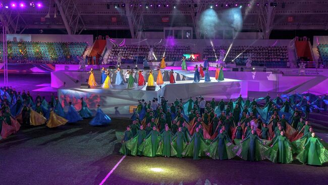 Открытие Дельфийских игр в Новосибирске