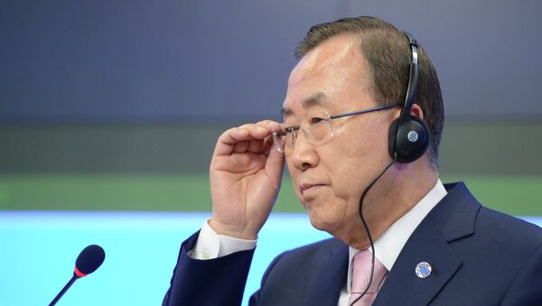 Генеральный секретарь ООН Пан Ги Мун. Архивное фото.