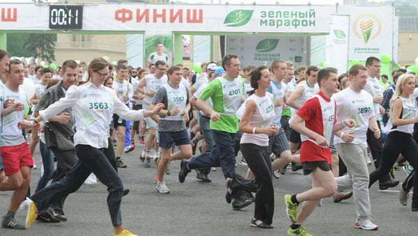 Спортивный праздник Зеленый марафон