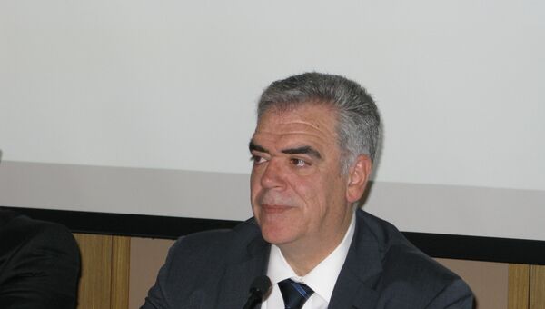 Заместитель министра иностранных дел Греции Димитрис Куркулас на презентации греческо-российского бизнес-форума GO INTERNATIONAL