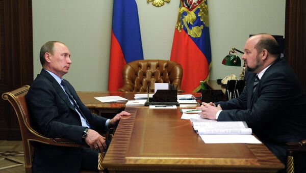 Рабочая встреча В.Путина с И.Орловым