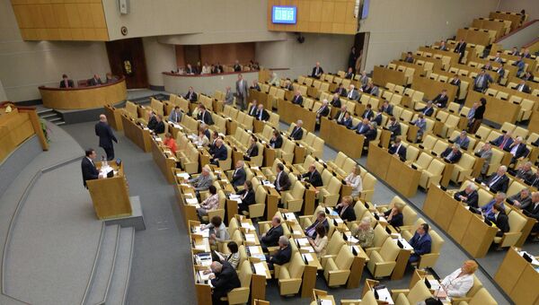Заседание Госдумы РФ, архивное фото