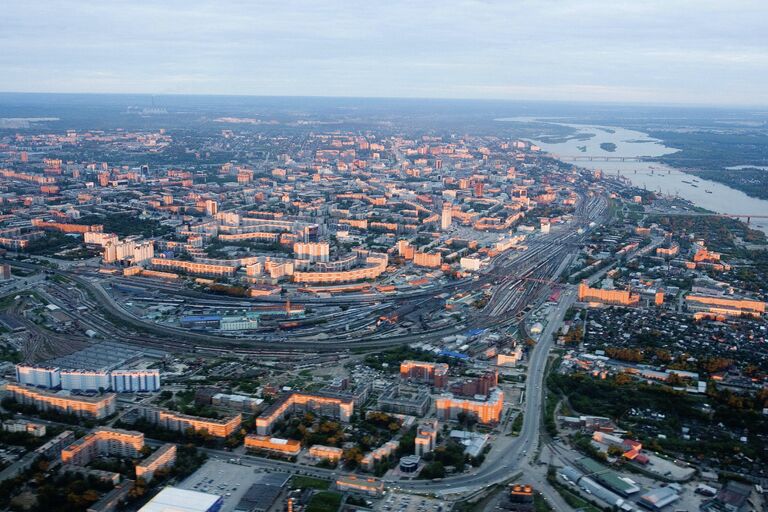 Новосибирск с верхней точки