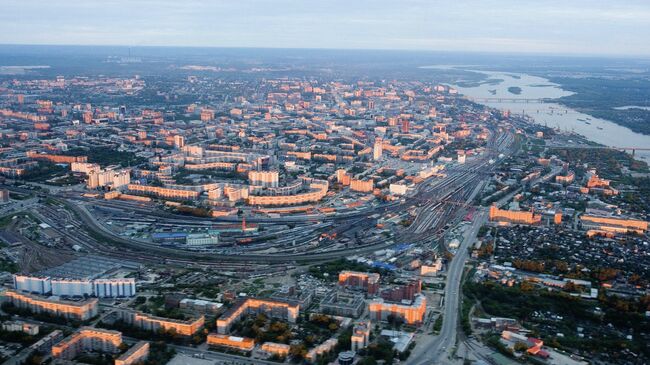 Новосибирск с верхней точки