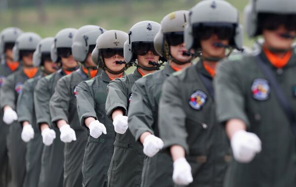 Пилоты южнокорейской армии в Нонсене