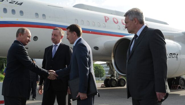 Рабочая поездка В. Путина в Воронеж