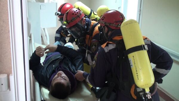 Пожар в больнице: спасатели провели учения во Владивостоке