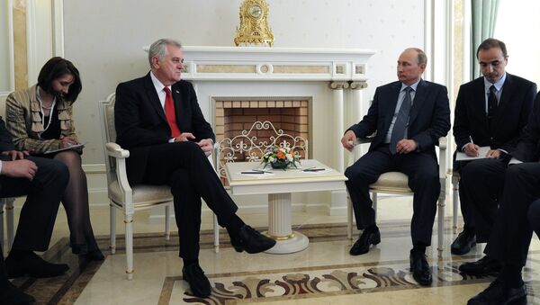 Встреча В.Путина с Т.Николичем