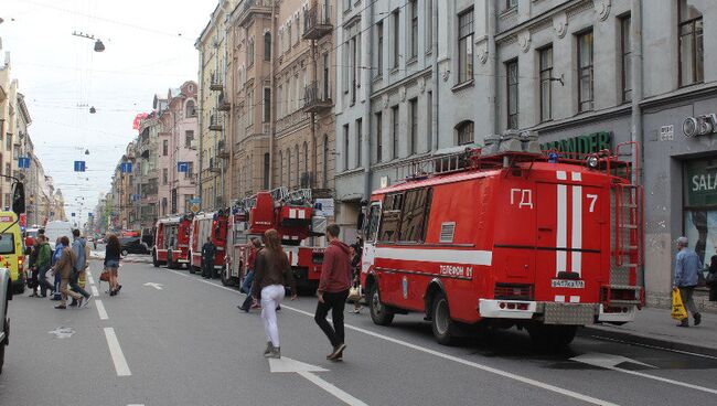 Пожар в Петроградском районе Санкт-Петербурга локализован