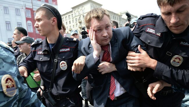 Несогласованные акции гей-активистов в Москве