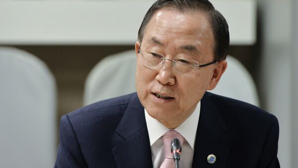Генеральный секретарь ООН Пан Ги Мун. Архивное фото.