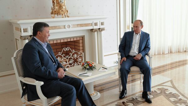 Встреча президента РФ Владимира Путина с Виктором Януковичем