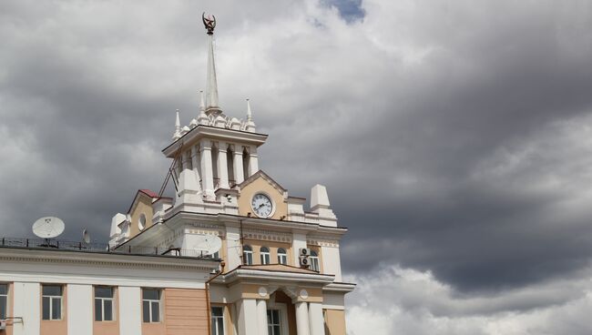 На Доме радио в Улан-Удэ появились часы