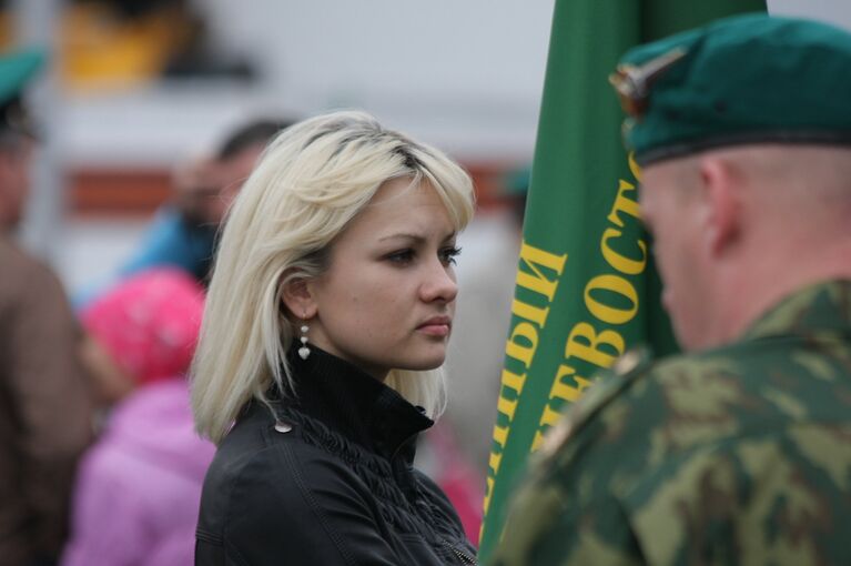 Боевой расчет новосибирских ветеранов-пограничников