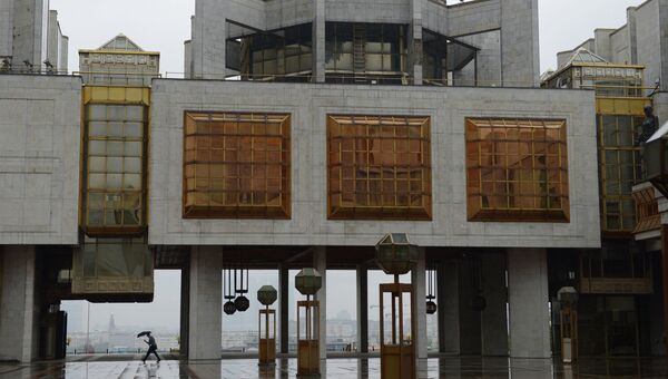 Здание Российской академии наук на Ленинском проспекте в Москве