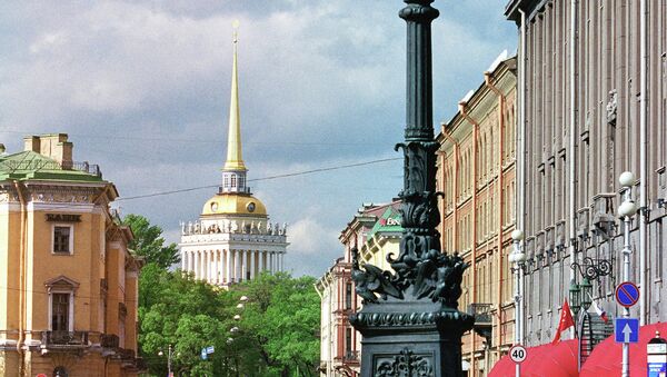 Санкт-Петербург. Вид на Адмиралтейство. Архивное фото