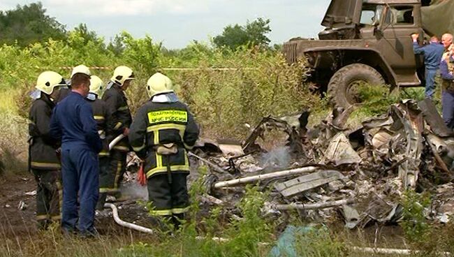 Военный вертолет Ми-8Т разбился под Саратовом