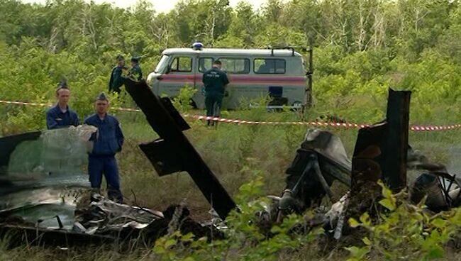 Военный вертолет Ми-8Т разбился под Саратовом