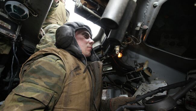 Военный водитель. Архивное фото