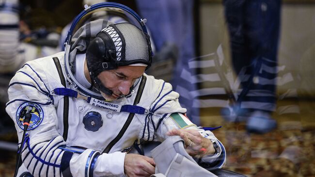 Итальянский астронавт Лука Пармитано