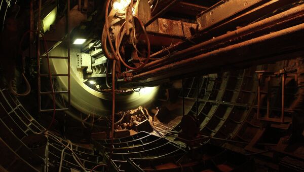 Строящаяся ветка красноярского метро, архивное фото