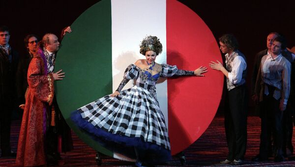 Премьера оперы Россини Итальянка в Алжире в Московском музыкальном академическом театре